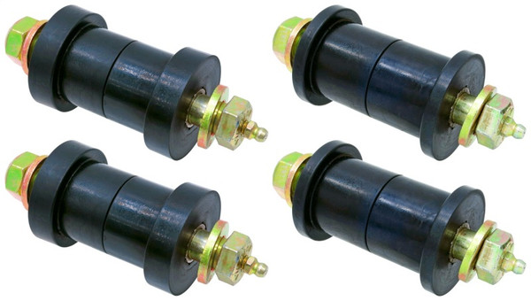 RockJock 76-76 CJ Leaf Spring Main Eye Bushing Kit w/ Urethane Bushings Set of 4 - CE-9067