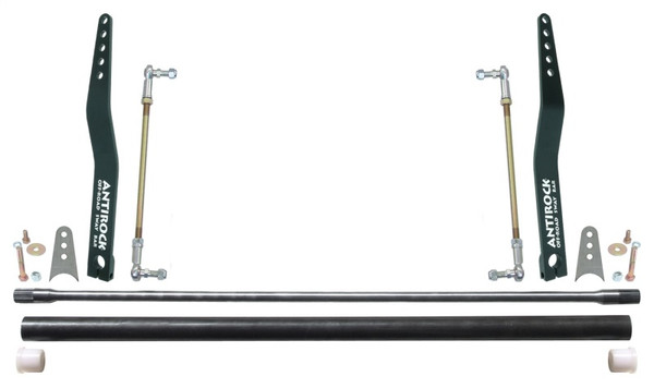 RockJock Antirock Sway Bar Kit Universal 45in Bar 20in Bent Steel Arms - CE-9902-20B