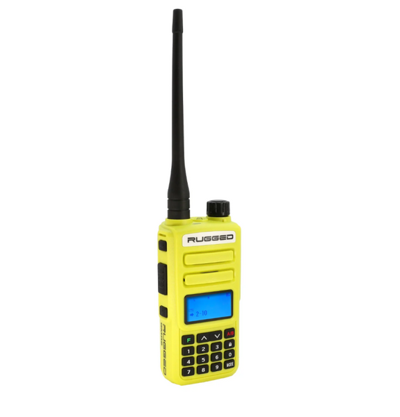 Rugged Radios Rugged GMR2 PLUS - GMRS / FRS Two Way Handheld Radio Safety Yellow - GMR2-PLUS-HV