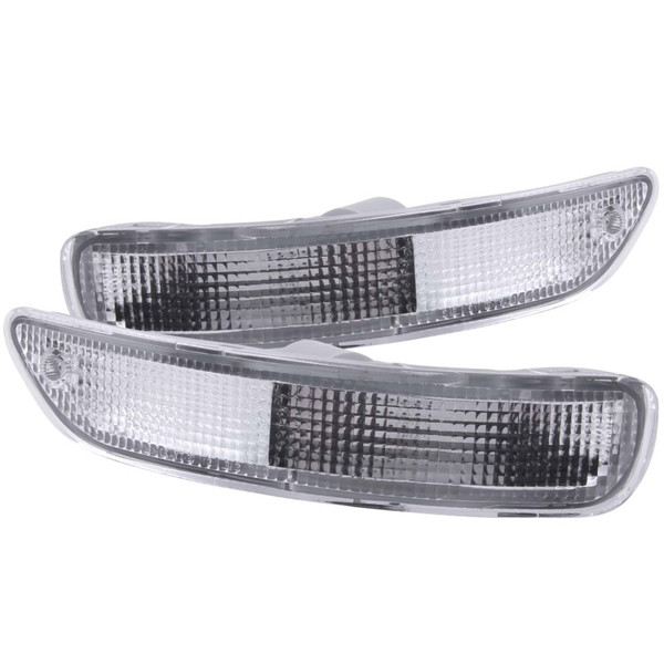 ANZO 1993-1997 Toyota Corolla Euro Parking Lights Chrome - 511017