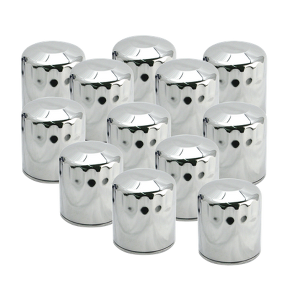 S&S Cycle 99-18 BT/2017+ M8/X-Wedge Chrome Oil Filter - 12 Pack - 310-0242