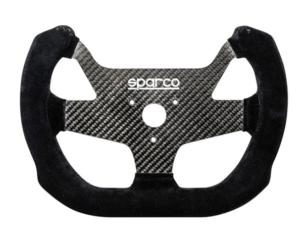Sparco Steering Wheel F10C Carbon Suede Black - 015PC270SSN