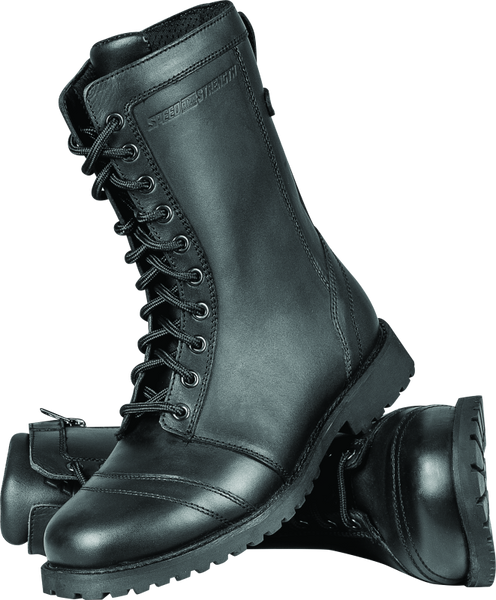 Speed and Strength Fast Times Leather Boots Black Womens Size - 8 - 880477