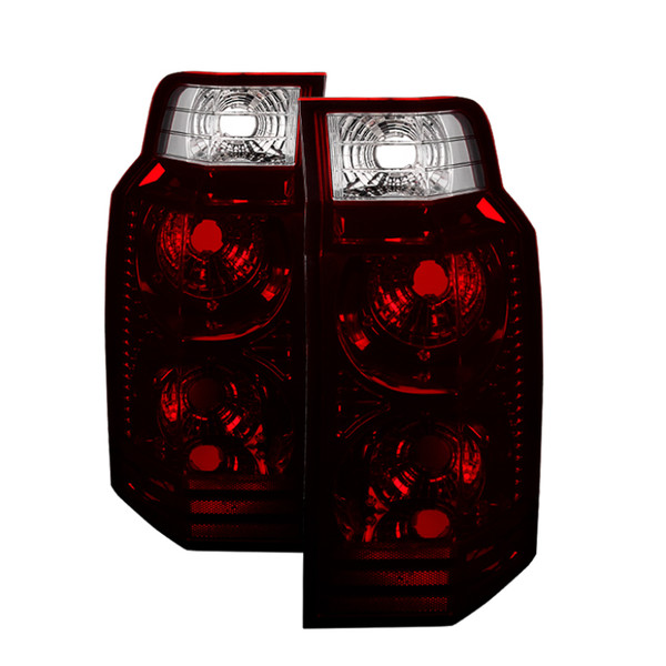 Xtune Jeep Commander 06-10 OEM Style Tail Lights -Red Smoked ALT-JH-JCOM06-OE-RSM - 9031250