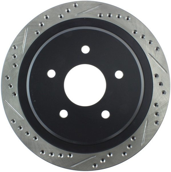 StopTech 97-10 Chevy Corvette Slotted & Drilled Rear Right Rotor - 127.62062R