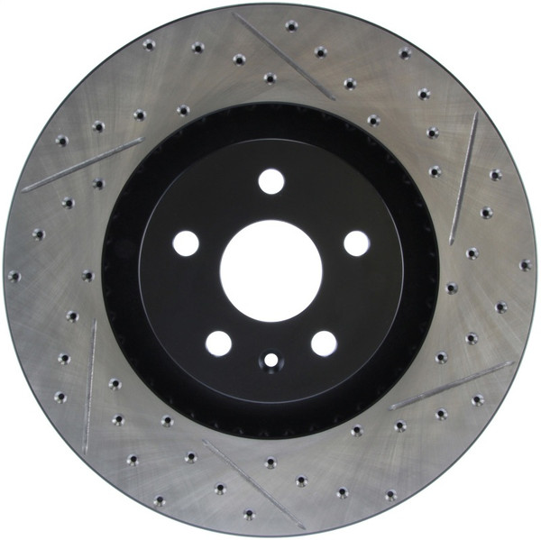 StopTech Drilled & Slotted Left Sport Brake Rotor for 2009 Cadillac CTS-V - 127.62128L