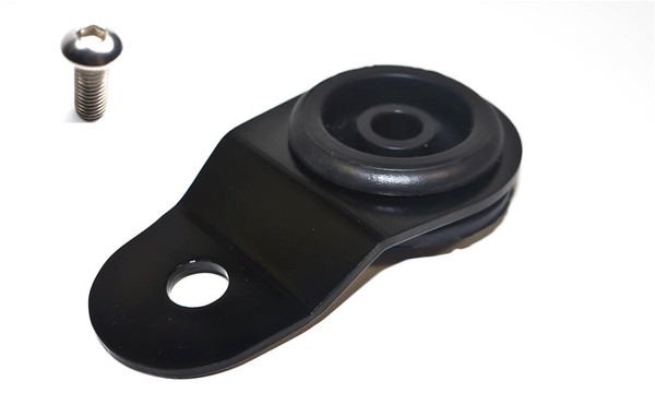 Torque Solution Radiator Mount w/ Insert ( Black ) : Mitsubishi Evolution 7/8/9 - TS-EV-009I