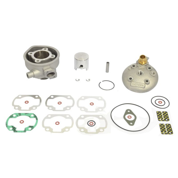 Athena 98-00 Aprilia 51 LC 50 47.6mm Bore 70cc 10mm Pin Domed Piston Big Bore Cylinder Kit w/Head - 072400