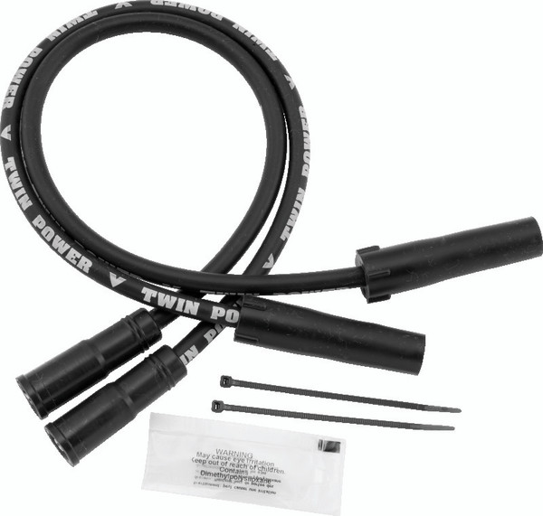 Twin Power 99-08 FLH FLT With EFI 04-06 XL Black Ignition Wire Set - 110114