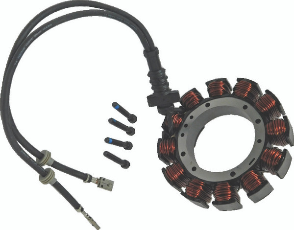 Twin Power 02-05 FLH FLT Stator Replaces H-D 29987-02A 45 Amp - 215645