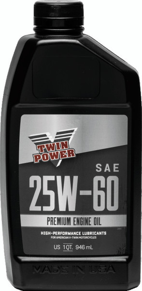 Twin Power 25W60 Premium Oil Quart - 539010
