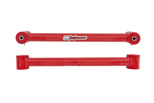 UMI Performance 82-02 GM F-Body Tubular Non-Adjustable Lower Control Arms - Red - 2015-R