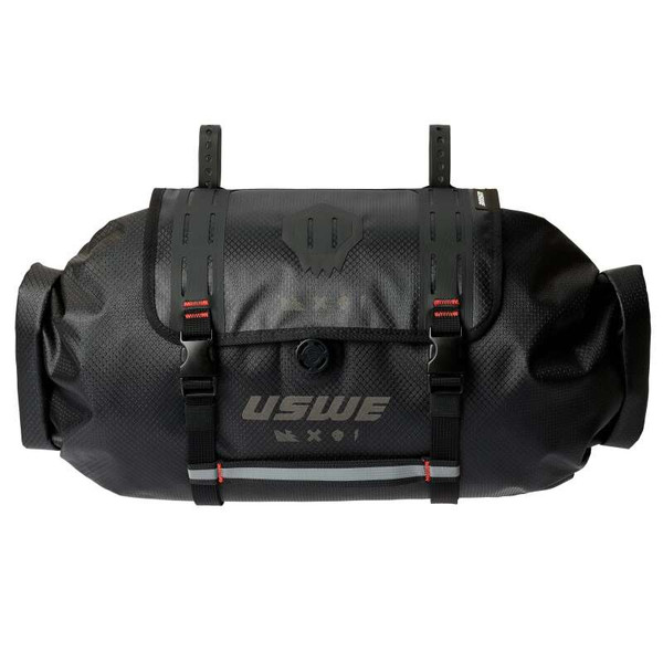 USWE Handlebar Roll-Top Bag with Holster - Black - 200067001