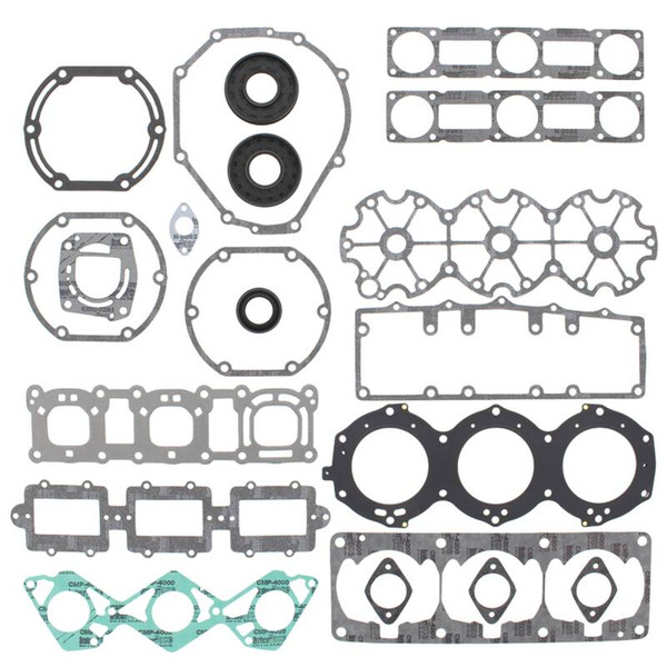 Vertex Pistons 97-99 GP 1200 Wave Runner/99-04 SUV 1200 Wave Runner Complete Gasket Kit w/ Seals - 611606