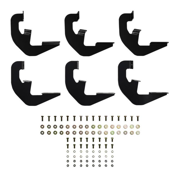 Westin 2019 Chevrolet Silverado/Sierra 1500 Double/CC Non LD Running Board Mount Kit - Black - 27-2255