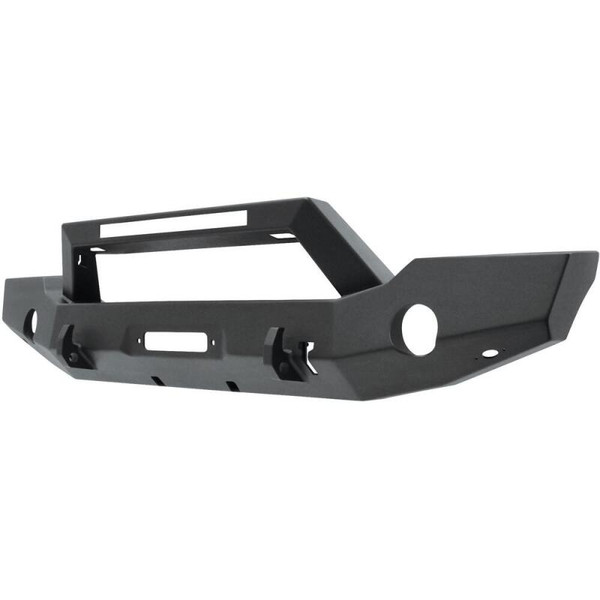 Westin 18-20 Jeep Wrangler WJ2 Full Width Front Bumper w/LED Light Bar Mount Textured Black - 59-80125