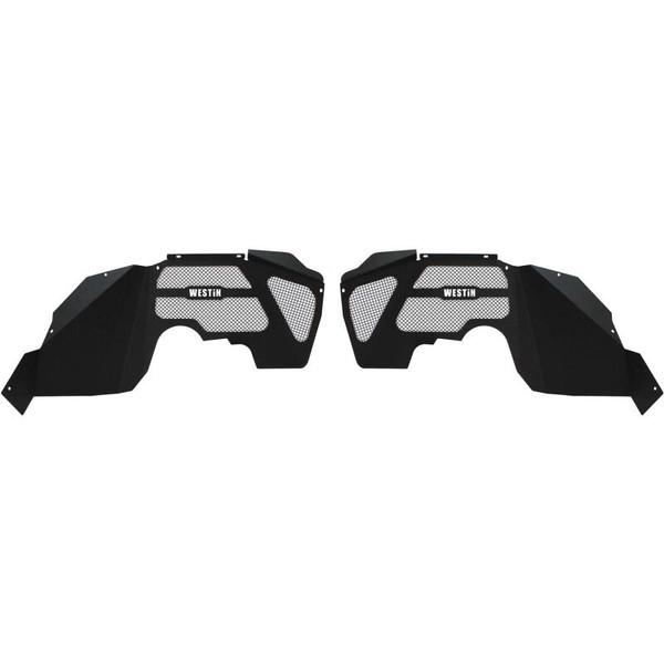 Westin 07-18 Jeep Wrangler JK Inner Fenders - Front - Textured Black - 62-11005