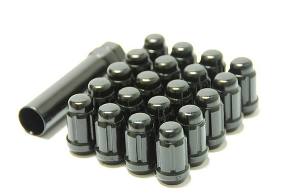 Wheel Mate Muteki Closed End Lug Nuts - Black Chrome 12x1.50 - 41886T