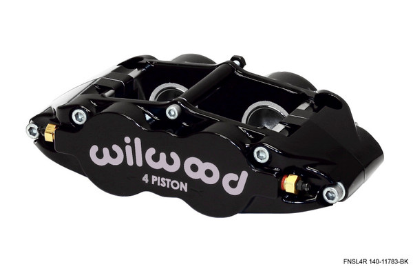 Wilwood Caliper-Narrow Superlite 4R - Black 1.25/1.25in Pistons 1.10in Disc - 120-11783-BK