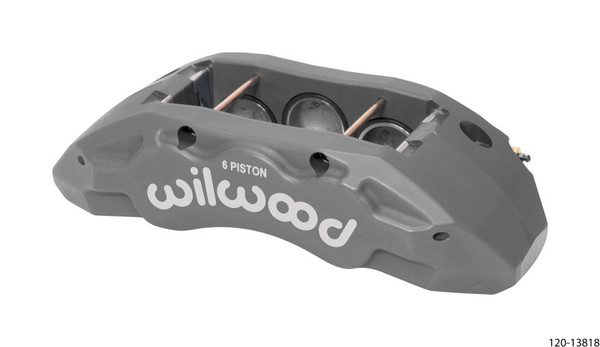 Wilwood Caliper-TX6R- L/H - Clear 1.75/1.62/1.62in Pistons 1.38in Disc - 120-13818