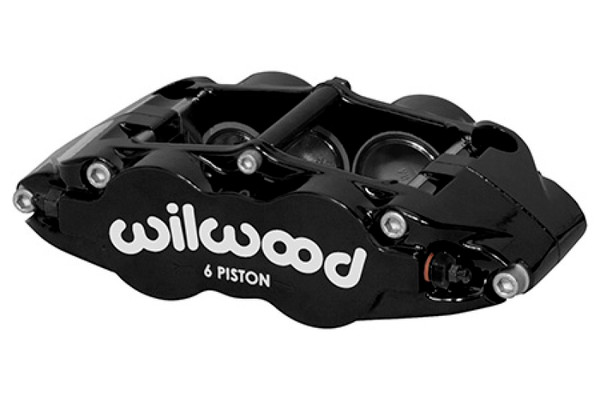 Wilwood Caliper Forged Narrow Superlite R/H FNSL6R-DS Dust Seal 1.62/1.12 1.10in Rotor Width - Black - 120-14436-BK