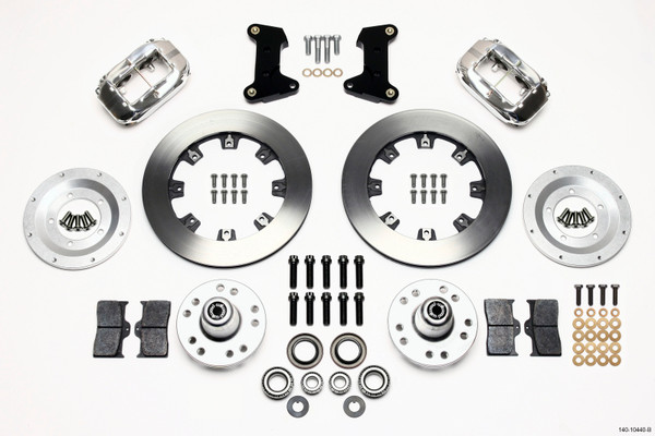 Wilwood Forged Dynalite Front Kit 12.19in Polished 74-80 Pinto/Mustang II Disc Spindle only - 140-10440-P