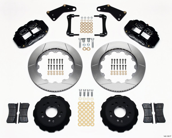 Wilwood Narrow Superlite 6R Front Hat Kit 14.00in 65-82 Corvette C2/C3 - 140-10617