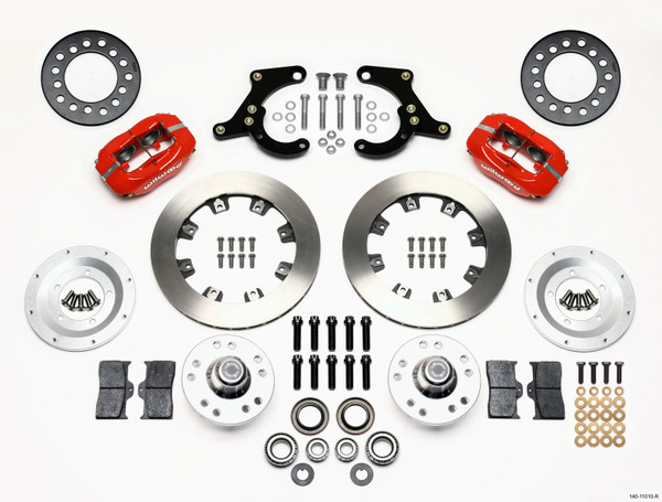 Wilwood Forged Dynalite Front Kit 11.75in Red 55-57 Chevy - 140-11010-R
