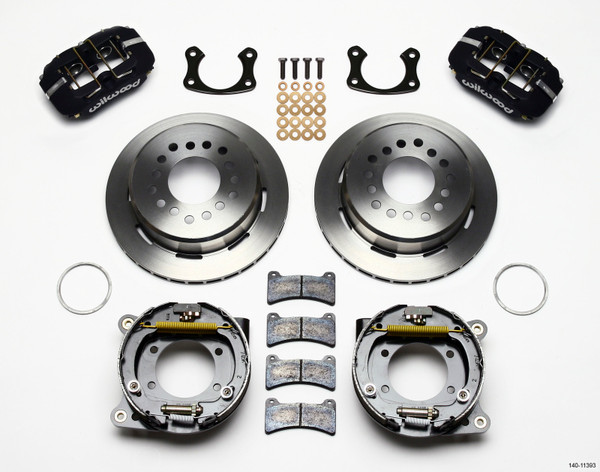 Wilwood Dynapro Low-Profile 11.00in P-Brake Kit Small Ford 2.66in Offset - 140-11393