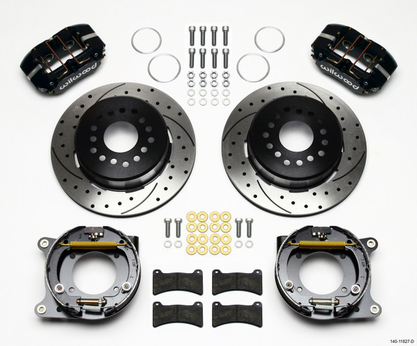 Wilwood Dynapro Low-Profile 11.00in P-Brake Kit Drilled Impala 59-64 / Corvette 57-62 - 140-11827-D