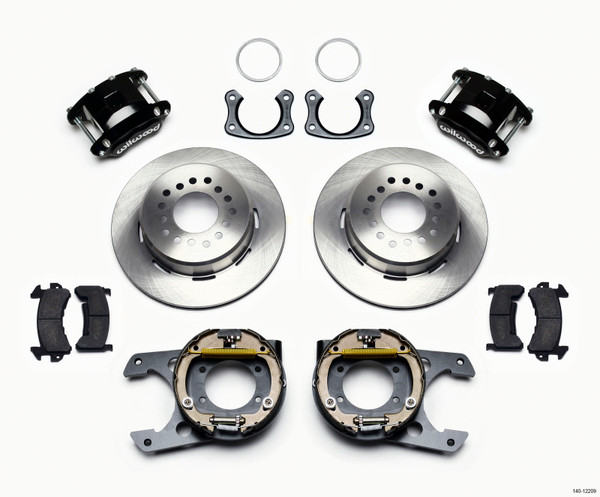 Wilwood D154 P/S Park Brake Kit New Big Ford 2.50in Offset - 140-12209
