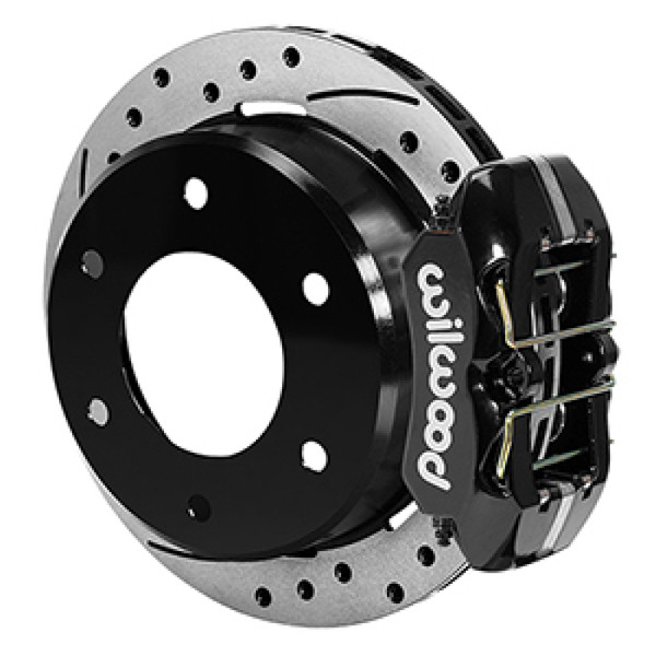 Wilwood 63-87 C10/C15 DynaPro FDPLP Black Calipers 11in x .81in D/S Rotors 6-Lug Rear Disc Brake Kit - 140-16711-D