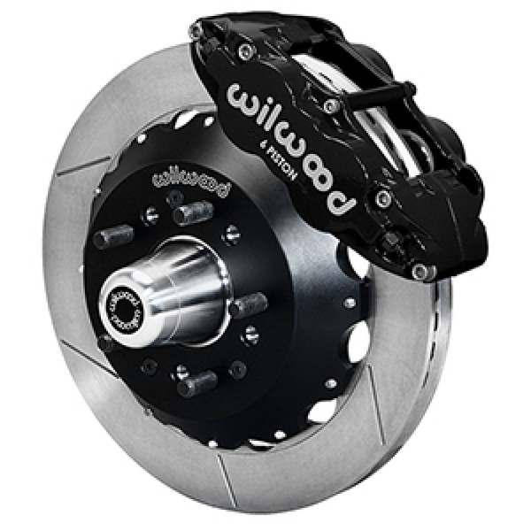 Wilwood 55-57 Chevy Bel Air Superlite 6R Kit, 5 x 4.50in/4.75in Hub - 12.88in Slotted Rotor - 140-16908
