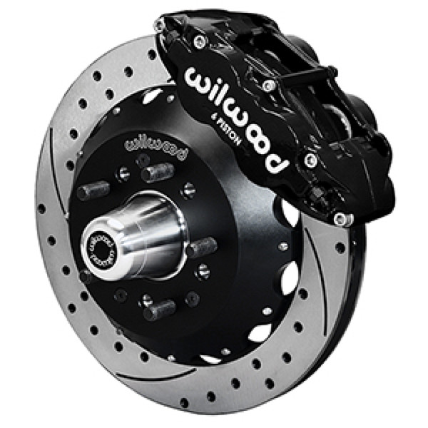 Wilwood 55-57 Chevy Bel Air Superlite 6R Kit, 5 x 4.50in/4.75in Hub - 12.88in D&S Rotor - 140-16908-D