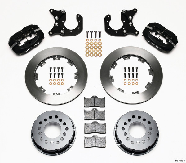 Wilwood Forged Dynalite P/S Rear Kit Ford 8.8 w/2.5in Offset-5 Lug - 140-3018-B