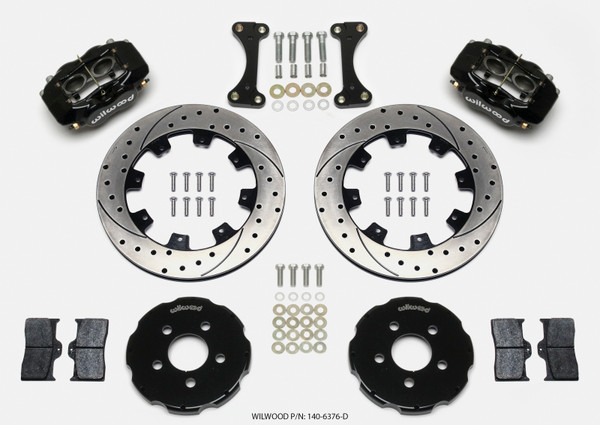 Wilwood Forged Dynalite Front Hat Kit 12.19in Drilled 00-04 PT Cruiser/03-04 SRT/4 - 140-6376-D