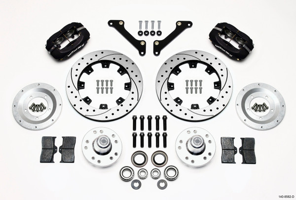 Wilwood Forged Dynalite Front Kit 12.19in Drilled 70-78 Camaro - 140-8582-D