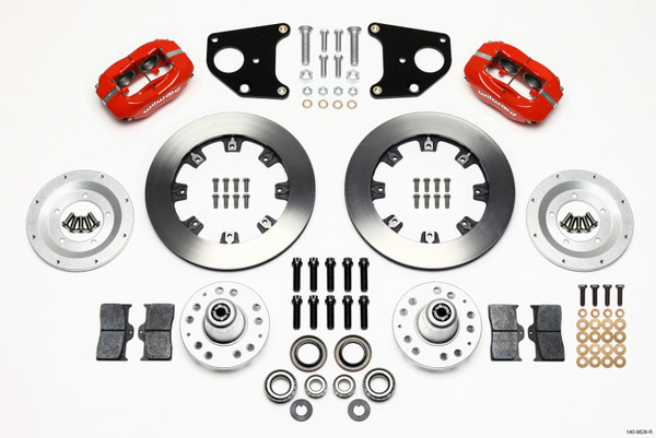 Wilwood Forged Dynalite Front Kit 12.19in Red 62-72 CDP B & E Body-Drum - 140-9828-R