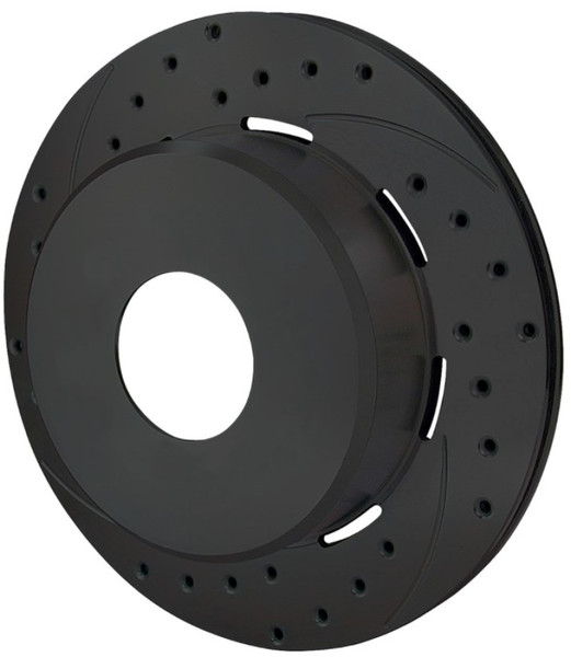 Wilwood Rotor-1.91in Offset-SRP-BLK-Drill-RH 11.00 x .810 -Blank - 160-11552-BK