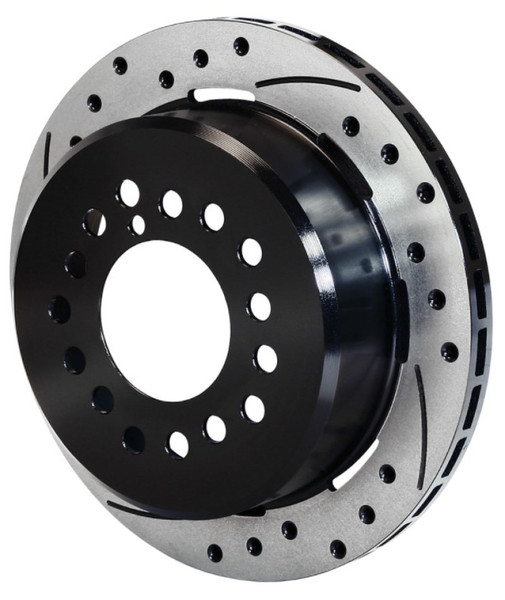 Wilwood Rotor-2.32in Offset-SRP-BLK-Drill-RH 12.19 x .810 - 5 Lug - 160-9814-BK