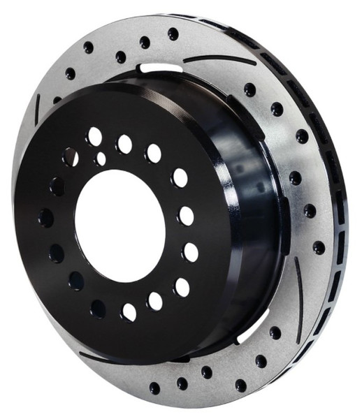 Wilwood Rotor-2.32in Offset-SRP-BLK-Drill-LH 12.19 x .810 - 5 Lug - 160-9815-BK