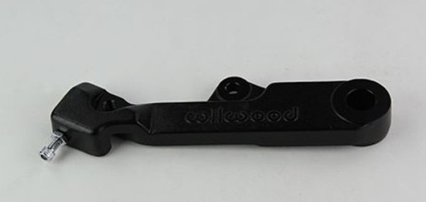 Wilwood Caliper Mounting Kit Black w/Bracket GP300 1984-99 Softail - 250-4235