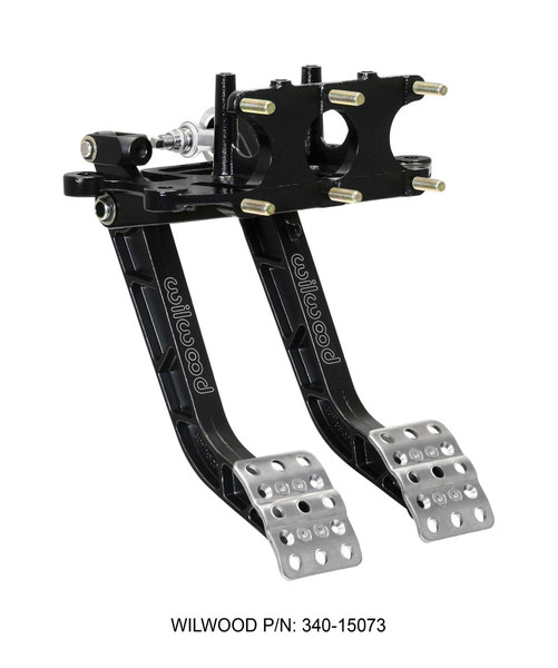 Wilwood Adjustable-Trubar Dual Pedal - Brake / Clutch - Rev. Swing Mount - 5.1:1 - 340-15073