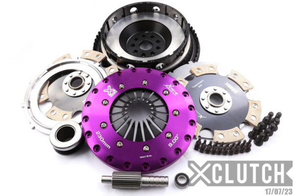 XClutch 08-13 BMW M3 Base 4.0L 9in Twin Solid Ceramic Clutch Kit - XKBM23599-2E