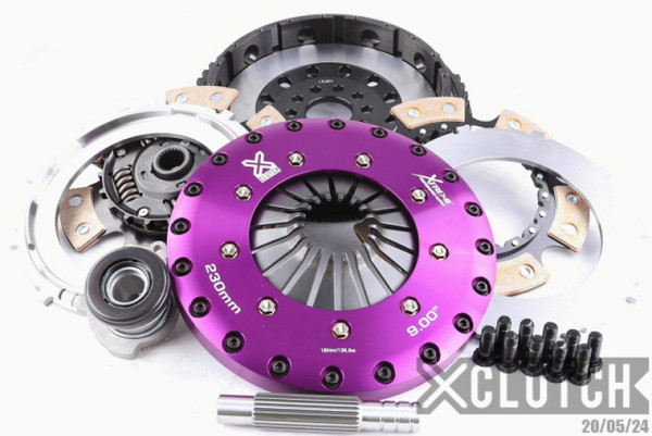 XClutch 05-07 Volvo S40 T5 2.5L 9in Twin Sprung Ceramic Clutch Kit - XKFD23648-2B