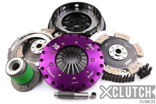 XClutch 15-23 Ford Mustang EcoBoost Premium 2.3L 9in Twin Solid Ceramic Clutch Kit - XKFD23697-2E