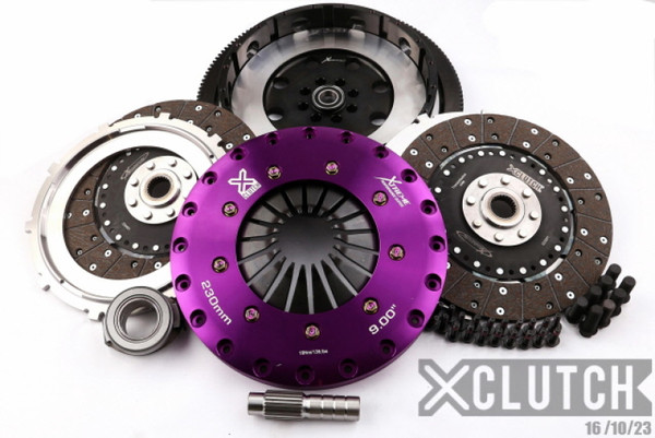 XClutch 17-21 Honda Civic Type R 2.0L 9in Twin Solid Organic Clutch Kit - XKHN23537-2G