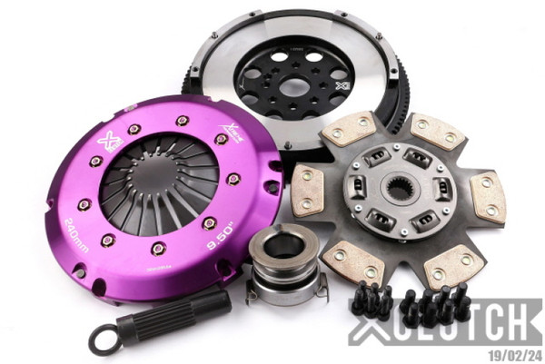 XClutch 10-14 Lotus Evora Base 3.5L Stage 2R Extra HD Sprung Ceramic Clutch Kit - XKLT24530-1R