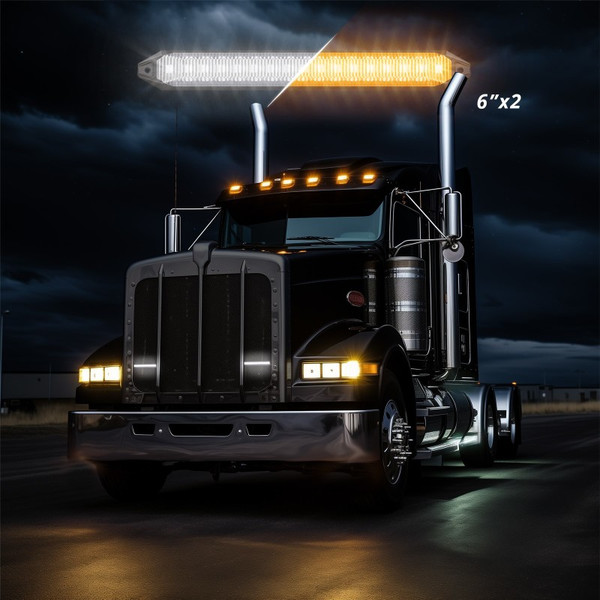 XK Glow 6 Switchback Grill Lights with Start-up Animation & Sequential Turn Signals - XK041029-6