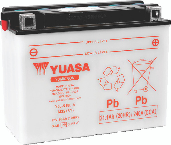 Yuasa Y50-N18L-A Yumicron 12-Volt Battery - YUAM2218YTWN